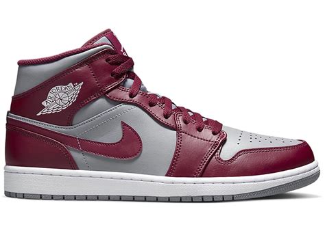 jordan 1 mid cherrywood red